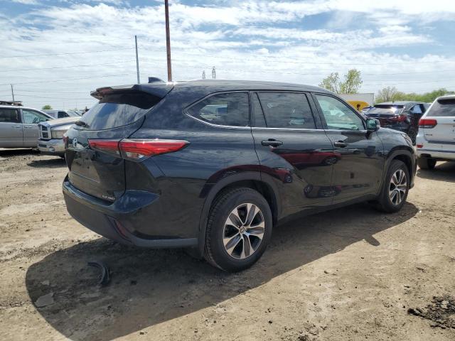 5TDGZRBH1NS570024 - 2022 TOYT HIGHLANDER XLE BLACK photo 3