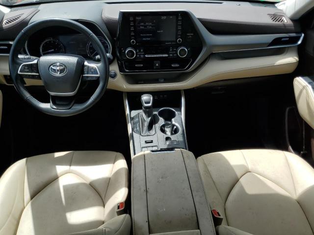 5TDGZRBH1NS570024 - 2022 TOYT HIGHLANDER XLE BLACK photo 8