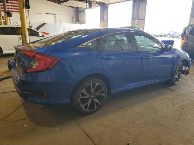 2HGFC2F85MH525813 - 2021 HONDA CIVIC SPORT BLUE photo 3