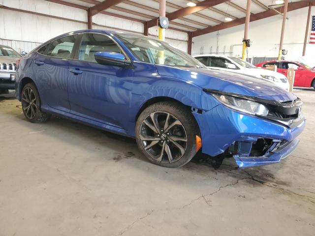 2HGFC2F85MH525813 - 2021 HONDA CIVIC SPORT BLUE photo 4