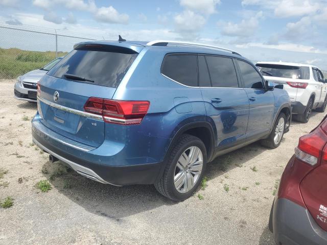 1V2WR2CA7KC507560 - 2019 VOLKSWAGEN ATLAS SE Կապույտ լուսանկար 3
