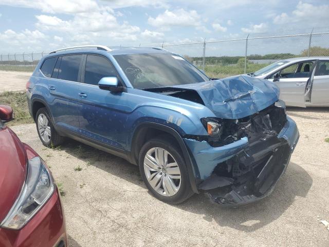 1V2WR2CA7KC507560 - 2019 VOLKSWAGEN ATLAS SE Կապույտ լուսանկար 4