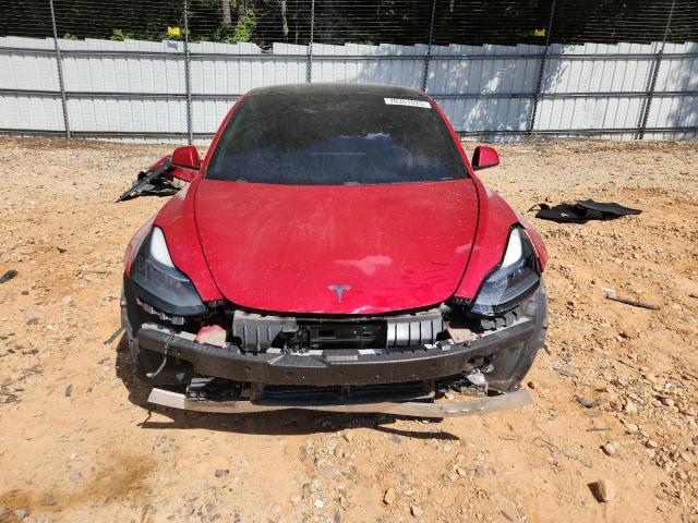 5YJ3E1EB8MF965582 - 2021 TESLA MODEL 3 RED photo 5