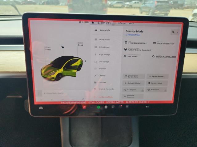 5YJ3E1EB8MF965582 - 2021 TESLA MODEL 3 RED photo 9