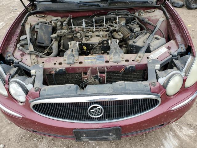 2G4WE567X51214739 - 2005 BUICK LACROSSE CXS MAROON photo 11