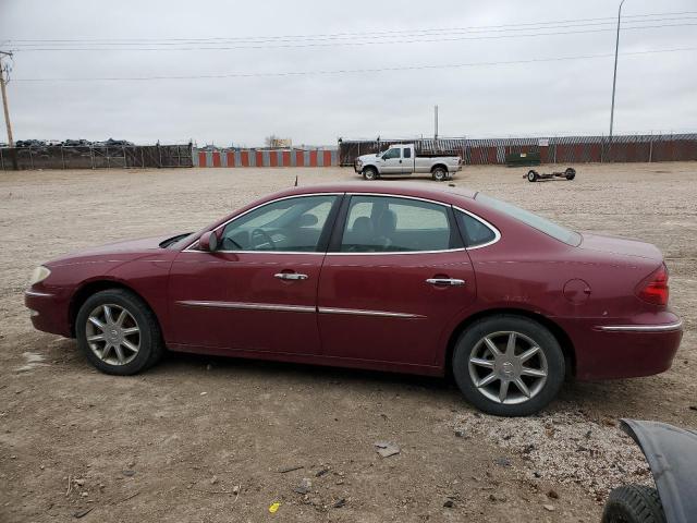 2G4WE567X51214739 - 2005 BUICK LACROSSE CXS MAROON photo 2
