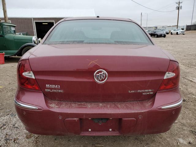 2G4WE567X51214739 - 2005 BUICK LACROSSE CXS MAROON photo 6