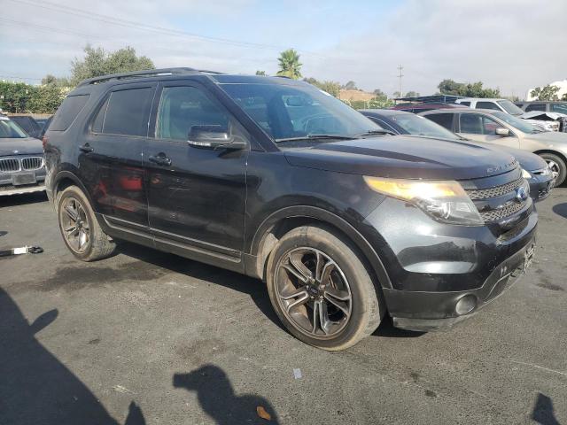 1FM5K8GT7FGB58054 - 2015 FORD EXPLORER SPORT შავი ფოტო 4