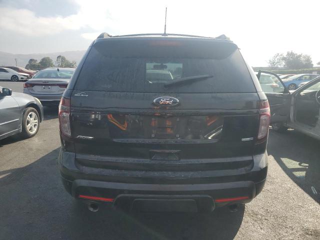 1FM5K8GT7FGB58054 - 2015 FORD EXPLORER SPORT შავი ფოტო 6
