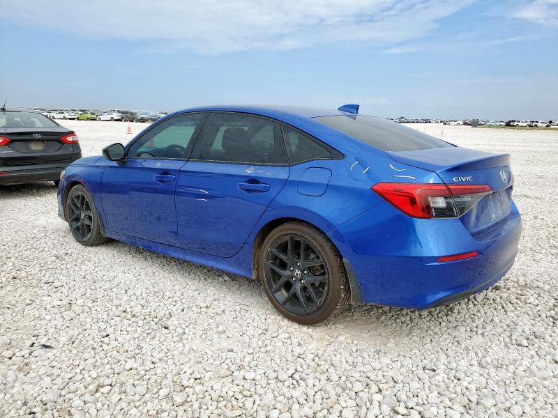 2HGFE2F55PH508384 - 2023 HONDA CIVIC SPORT Niebieski zdjęcie 2