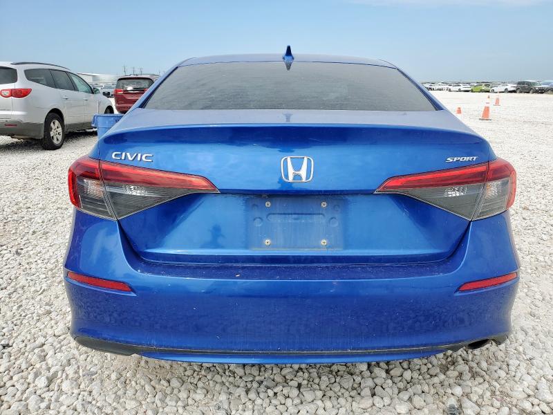 2HGFE2F55PH508384 - 2023 HONDA CIVIC SPORT Niebieski zdjęcie 6