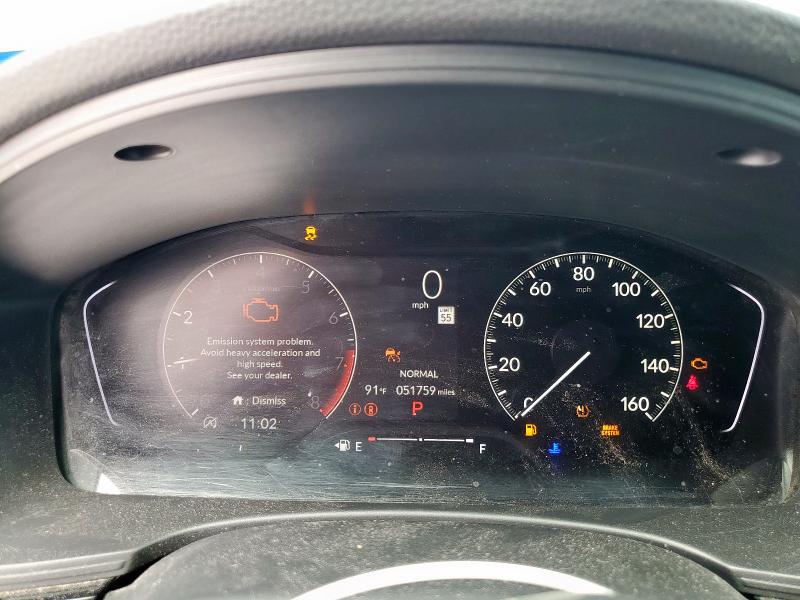 2HGFE2F55PH508384 - 2023 HONDA CIVIC SPORT Niebieski zdjęcie 9