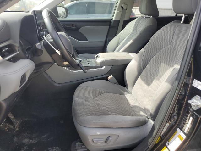 5TDKDRAH0PS524715 - 2023 TOYOTA HIGHLANDER L أسود صورة 7