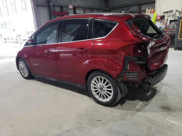 1FADP5BU5DL505519 - 2013 FORD C-MAX SEL RED photo 2