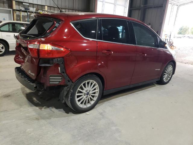 1FADP5BU5DL505519 - 2013 FORD C-MAX SEL RED photo 3