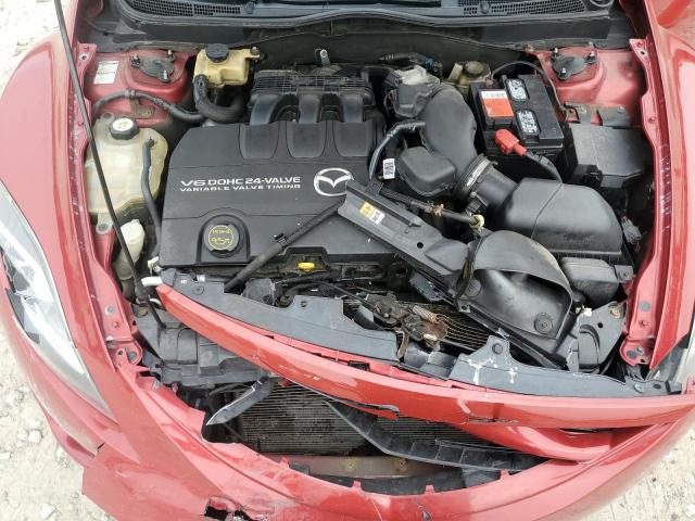 1YVHP82B095M20718 - 2009 MAZDA 6 S RED photo 11