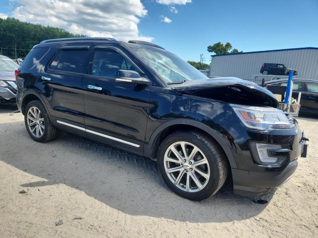 1FM5K8F81HGC06874 - 2017 FORD EXPLORER LIMITED BLACK photo 4