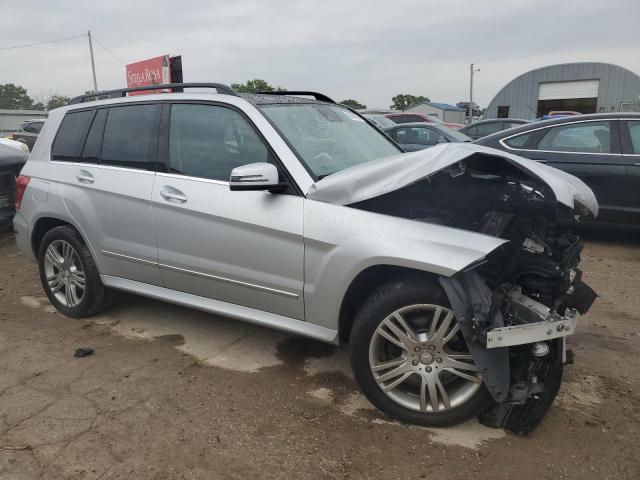 WDCGG8JB0FG396014 - 2015 MERCEDES-BENZ GLK 350 4MATIC SILVER photo 4