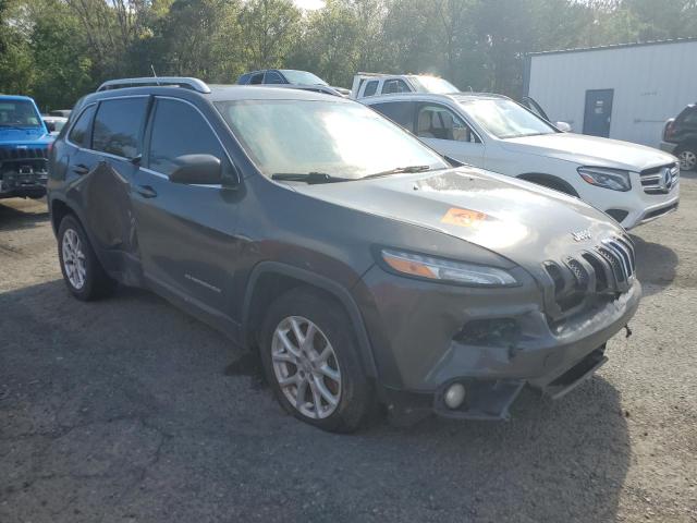 1C4PJLCB0EW313662 - 2014 JEEP CHEROKEE LATITUDE GRAY photo 4