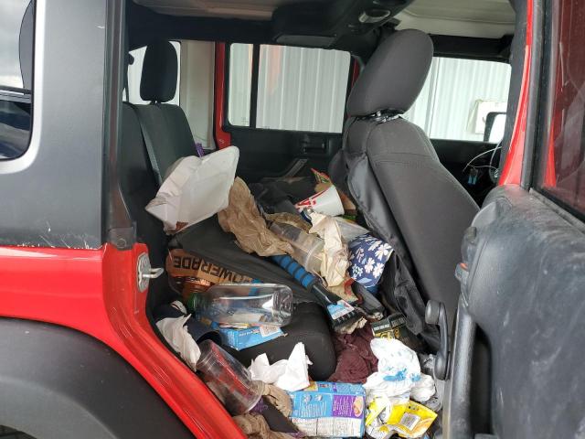 1C4BJWDG8HL725839 - 2017 JEEP WRANGLER UNLIMITED SPORT RED photo 11