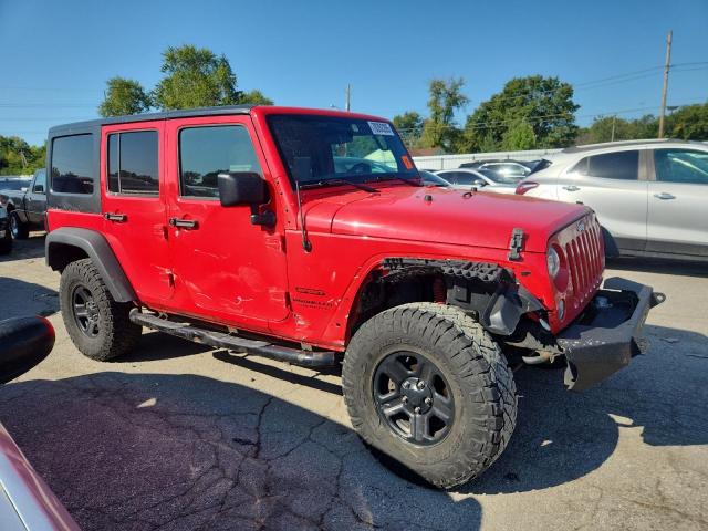 1C4BJWDG8HL725839 - 2017 JEEP WRANGLER UNLIMITED SPORT RED photo 4
