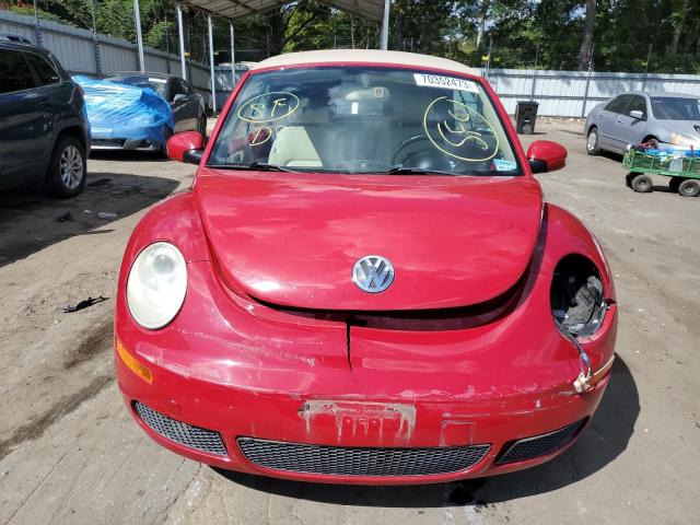 3VWRW3AL7AM004395 - 2010 VOLKSWAGEN NEW BEETLE RED photo 5