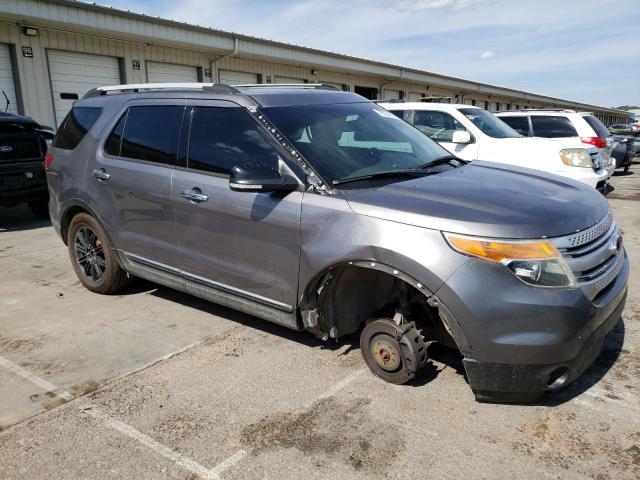 1FM5K8D87EGA98677 - 2014 FORD EXPLORER XLT GRAY photo 4