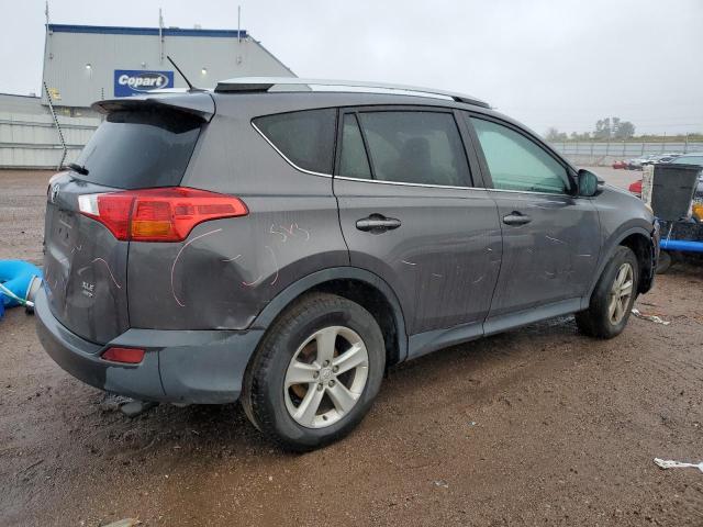 2T3RFREV8EW227275 - 2014 TOYOTA RAV4 XLE CHARCOAL photo 3