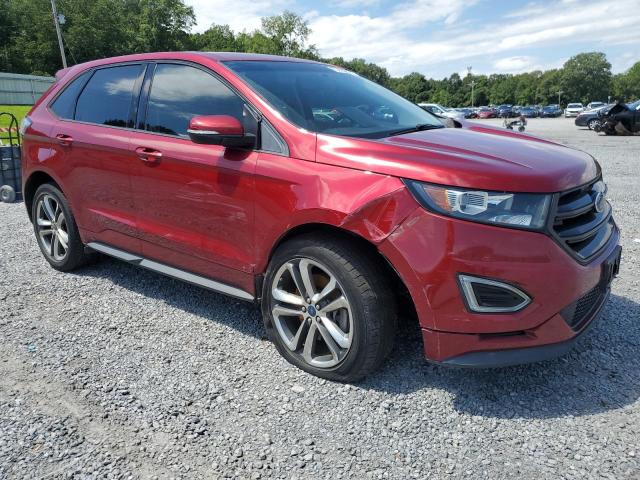2FMPK4AP3HBB73321 - 2017 FORD EDGE SPORT BURGUNDY photo 4