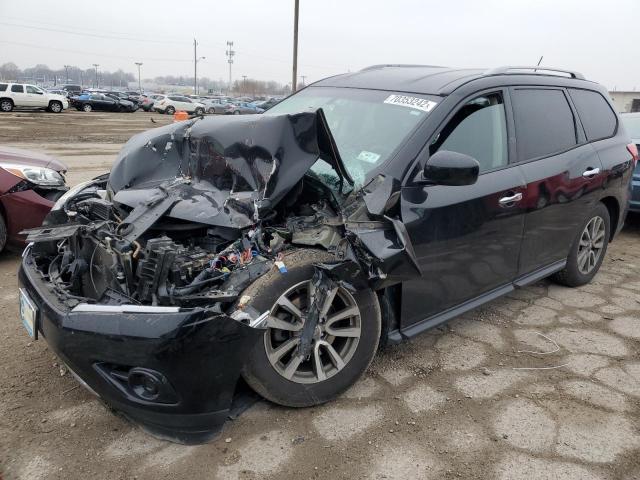 5N1AR2MN0EC688367 - 2014 NISSAN PATHFINDER S BLACK photo 1