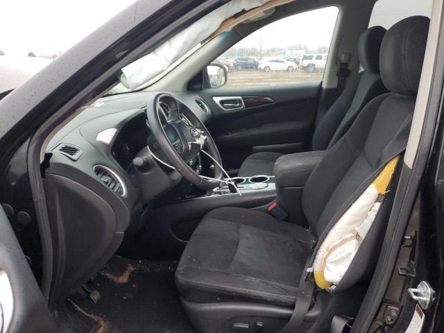 5N1AR2MN0EC688367 - 2014 NISSAN PATHFINDER S BLACK photo 7