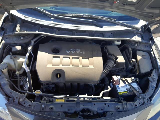 1NXBU40E49Z143955 - 2009 TOYOTA COROLLA BASE GRAY photo 11