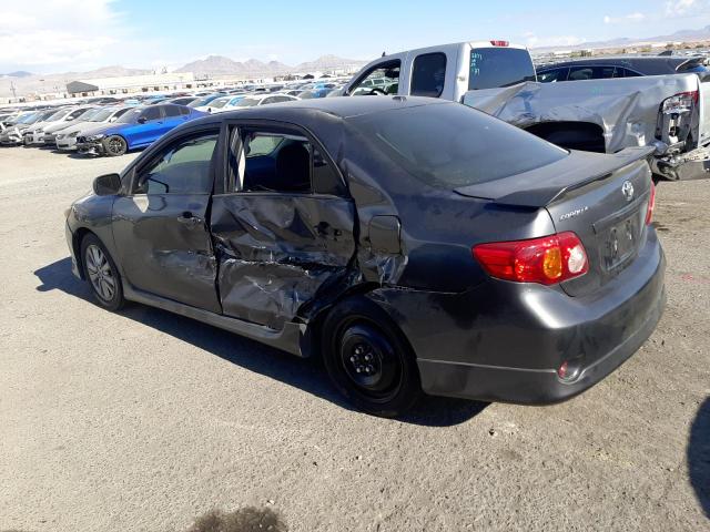1NXBU40E49Z143955 - 2009 TOYOTA COROLLA BASE GRAY photo 2
