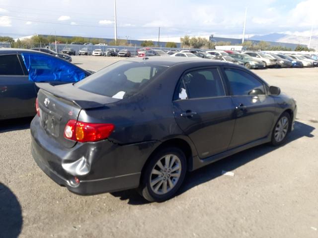1NXBU40E49Z143955 - 2009 TOYOTA COROLLA BASE GRAY photo 3