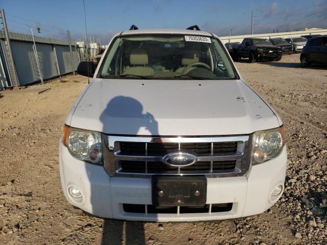 1FMCU03Z78KA06238 - 2008 FORD ESCAPE XLT WHITE photo 5