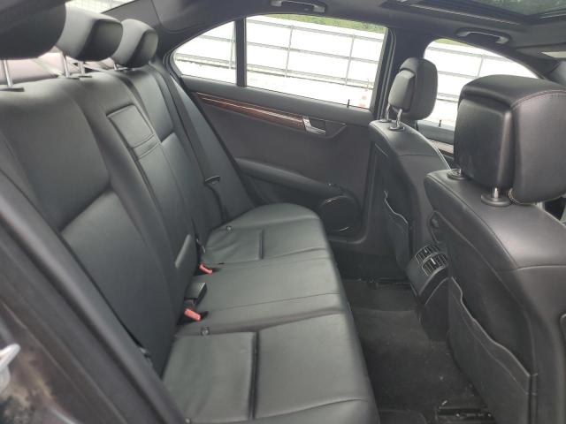 WDDGF8BB1BR134742 - 2011 MERCEDES-BENZ C 300 4MATIC GRAY photo 10