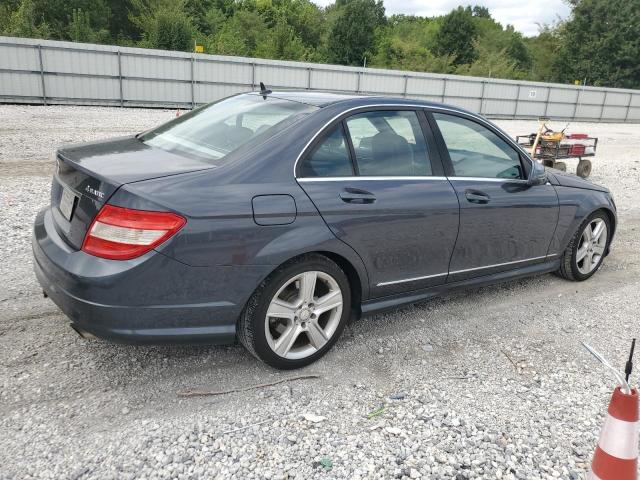 WDDGF8BB1BR134742 - 2011 MERCEDES-BENZ C 300 4MATIC GRAY photo 3