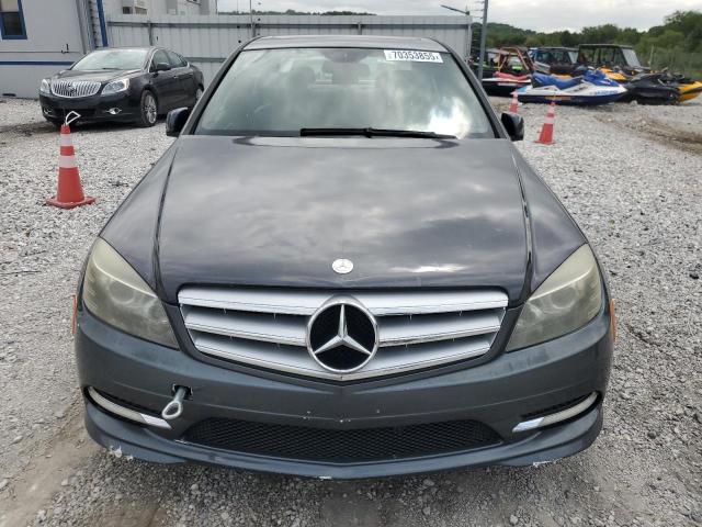 WDDGF8BB1BR134742 - 2011 MERCEDES-BENZ C 300 4MATIC GRAY photo 5