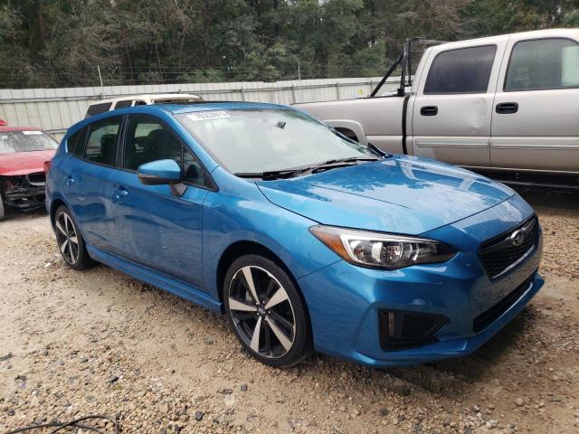 4S3GTAM66K3733794 - 2019 SUBARU IMPREZA SPORT BLUE photo 4