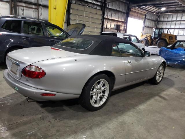 SAJDA42C52NA24138 - 2002 JAGUAR XK8 SILVER photo 3