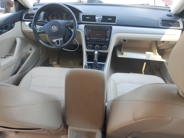 1VWBP7A30CC086559 - 2012 VOLKSWAGEN PASSAT SE BURGUNDY photo 8