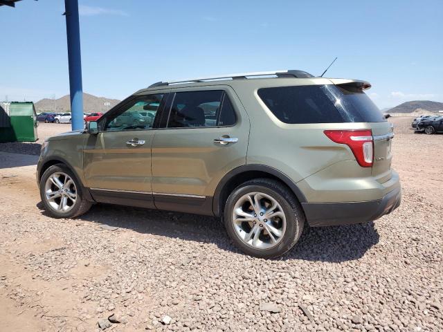 1FMHK8F85CGA67354 - 2012 FORD EXPLORER LIMITED GREEN photo 2