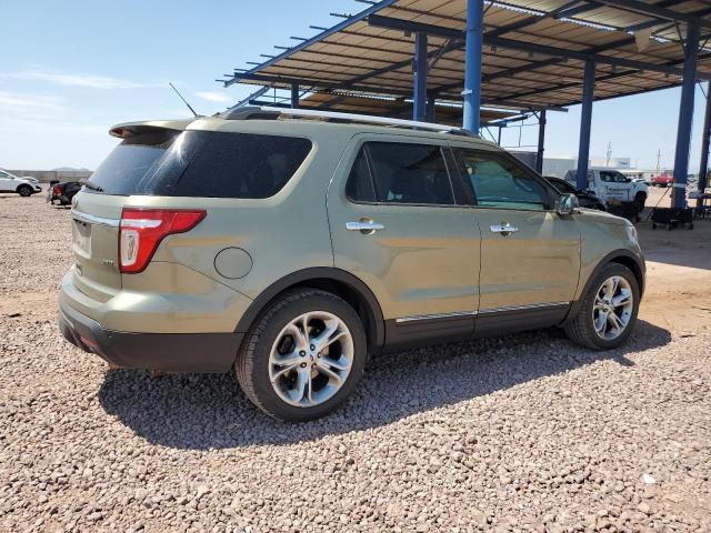 1FMHK8F85CGA67354 - 2012 FORD EXPLORER LIMITED GREEN photo 3