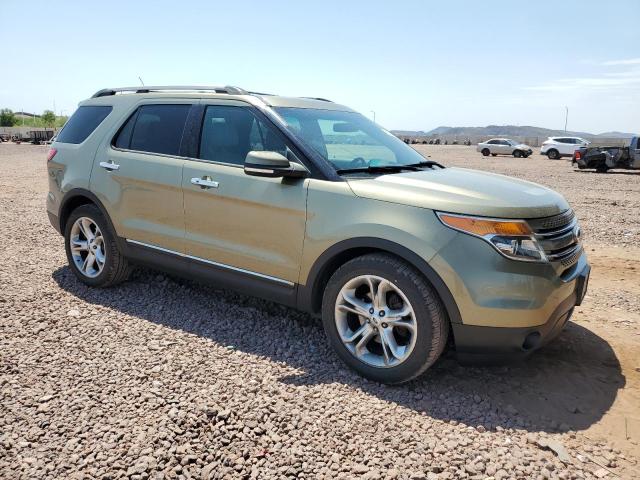 1FMHK8F85CGA67354 - 2012 FORD EXPLORER LIMITED GREEN photo 4