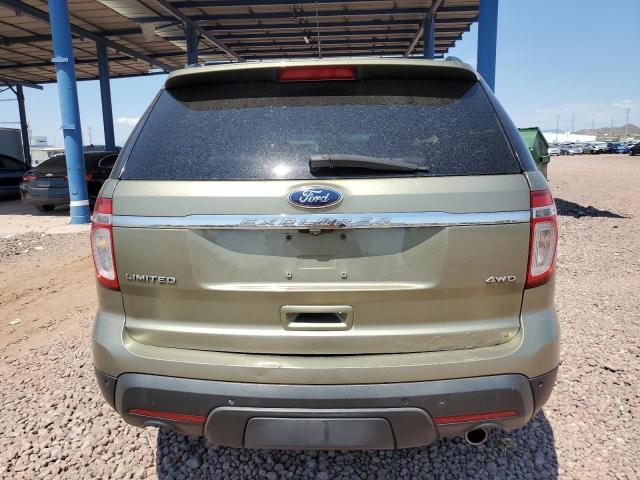 1FMHK8F85CGA67354 - 2012 FORD EXPLORER LIMITED GREEN photo 6