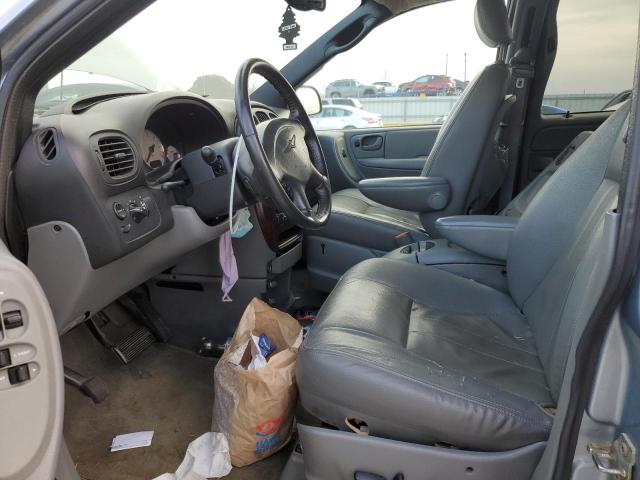 2C4GP54L74R604569 - 2004 CHRYSLER TOWN & COU TOURING BLUE photo 7