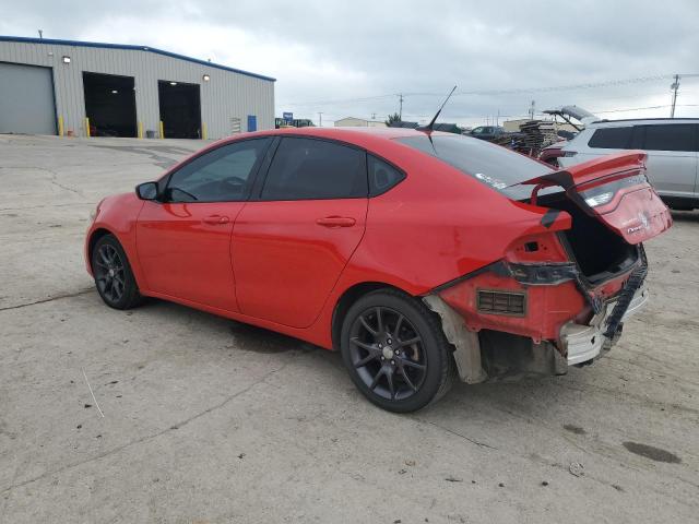 1C3CDFAA1GD625350 - 2016 DODGE DART SE RED photo 2