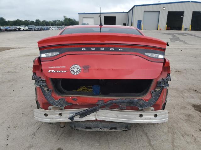 1C3CDFAA1GD625350 - 2016 DODGE DART SE RED photo 6