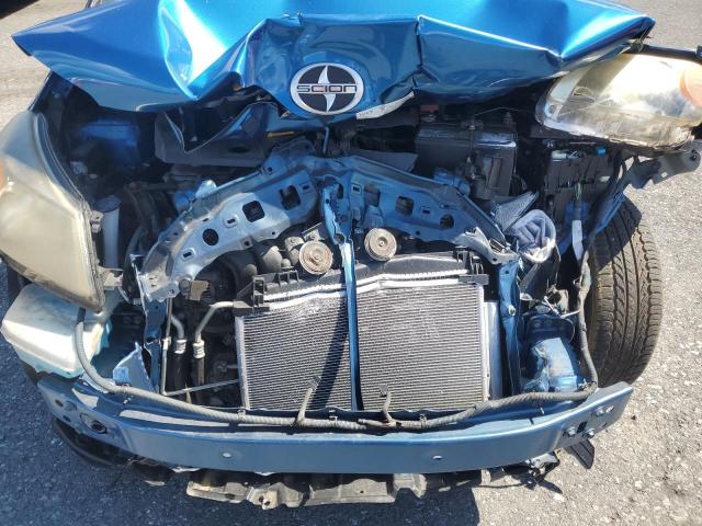 JTKKUPB44D1030486 - 2013 TOYOTA SCION XD BLUE photo 11