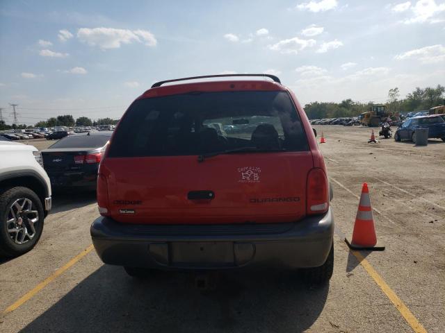 1B4HS38N52F209245 - 2002 DODGE DURANGO SPORT RED photo 6